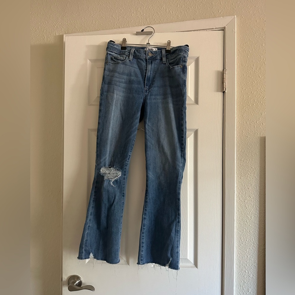 Paige Rory Crop Flare Jean size 28